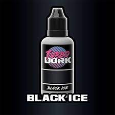 Turbo Dork Black Ice Metallic Acrylic Paint 20ml Bottle